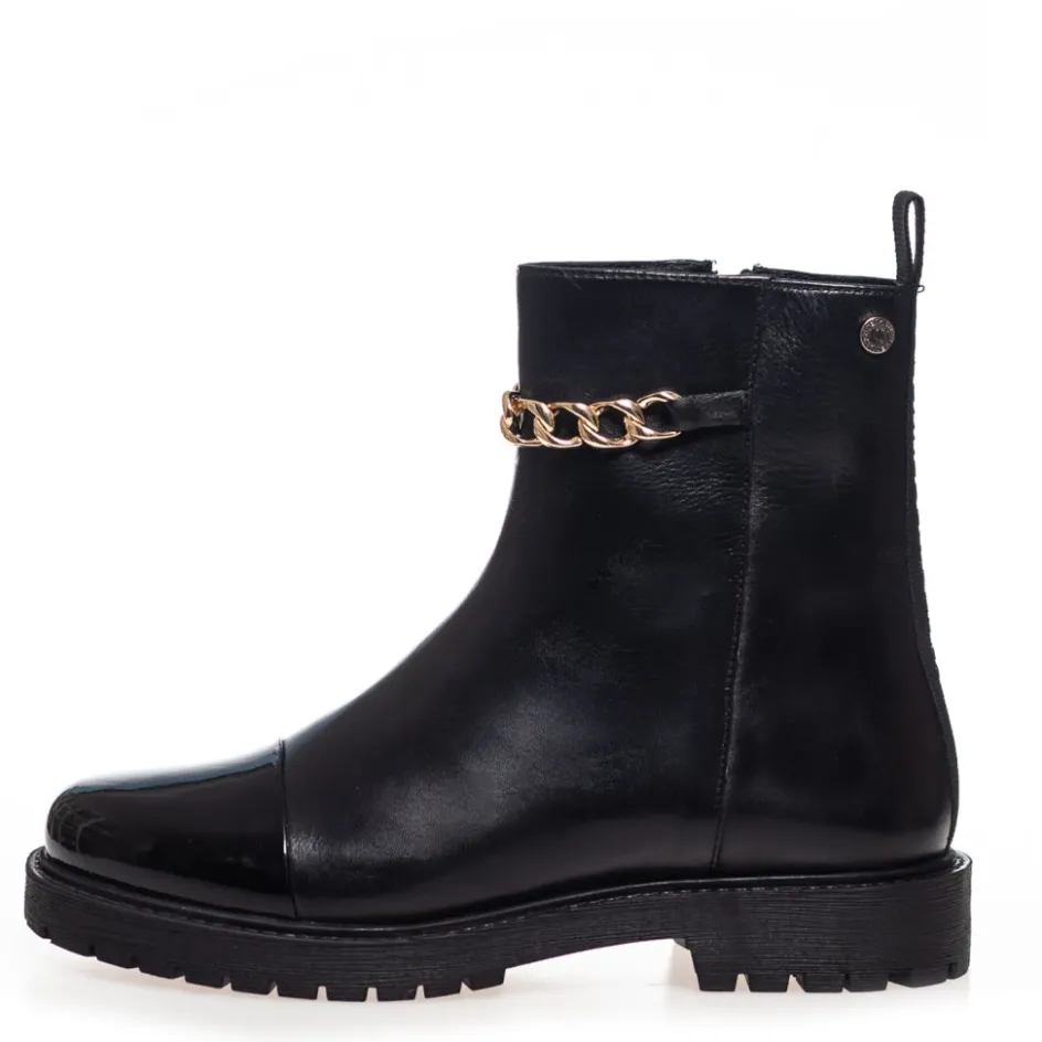 Copenhagen Shoes Ankelstøvler*NEW FLOWER EYES - BLACK Newflower eyes boot black