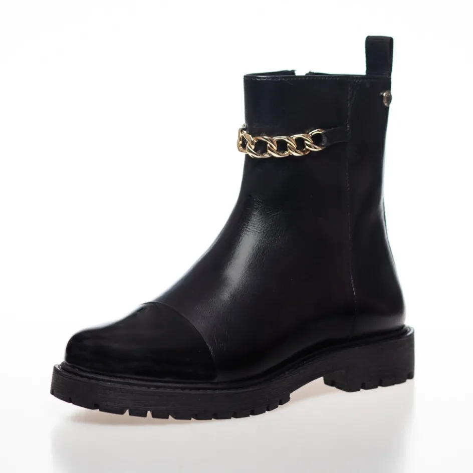 Copenhagen Shoes Ankelstøvler*NEW FLOWER EYES - BLACK Newflower eyes boot black