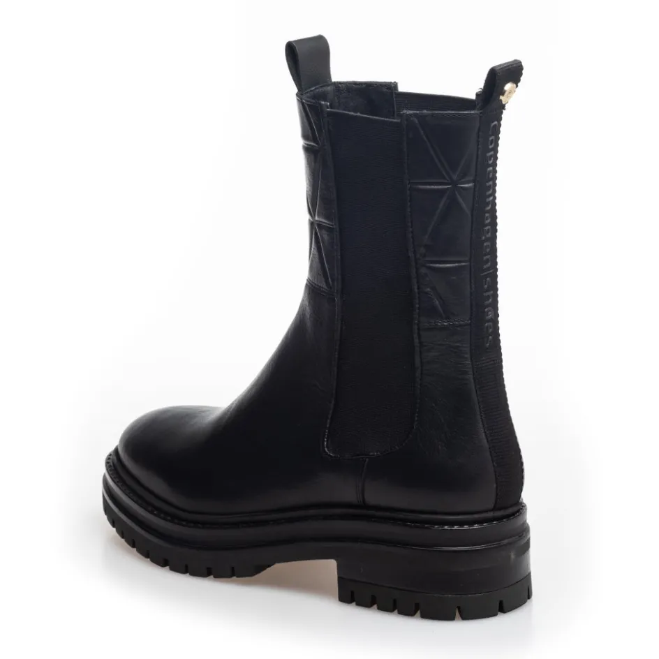 Copenhagen Shoes Chelsea Boots | Ankelstøvler*NEW GOLD AND DREAMS - BLACK Newgold and dreams boot black