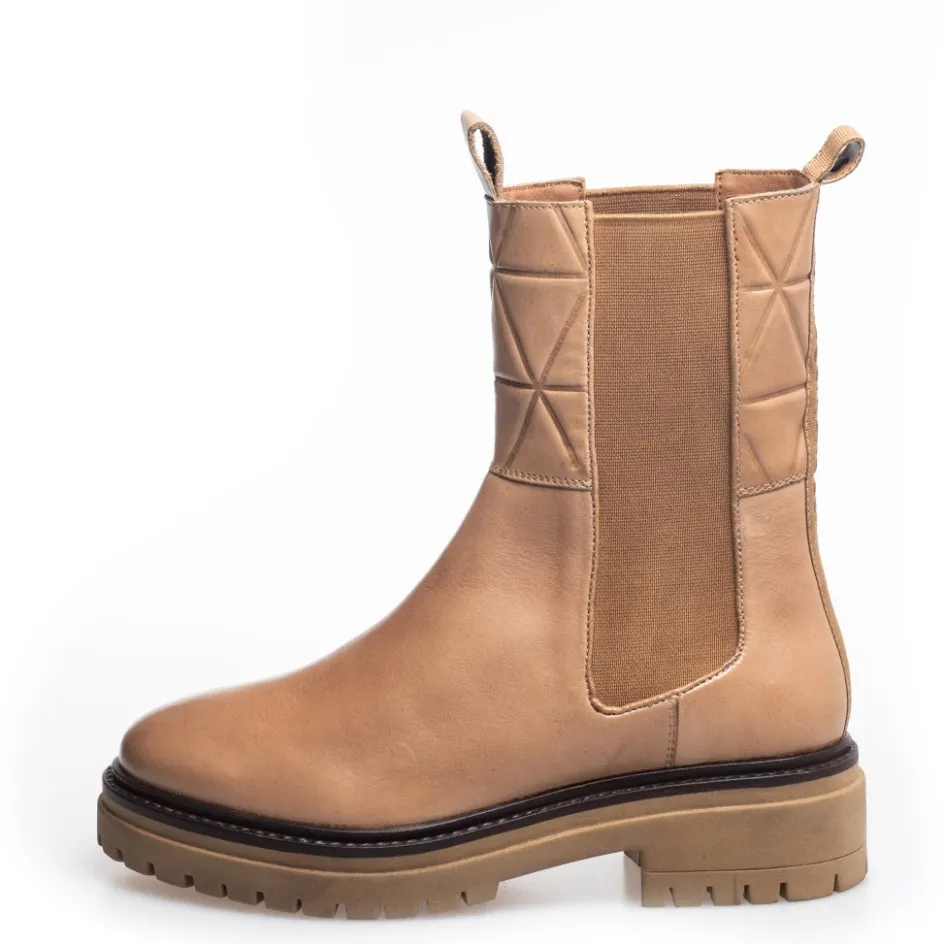 new_gold_and_dreams__camel_2.webp Copenhagen Shoes Chelsea Boots | Ankelstøvler*NEW GOLD AND DREAMS - CAMEL Newgold and dreams boot camel