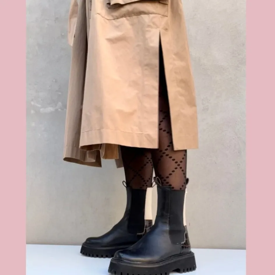 Copenhagen Shoes Chelsea Boots | Ankelstøvler*NEW LEMON MULTI - BLACK BORDO Newlemon multi boot black bordo