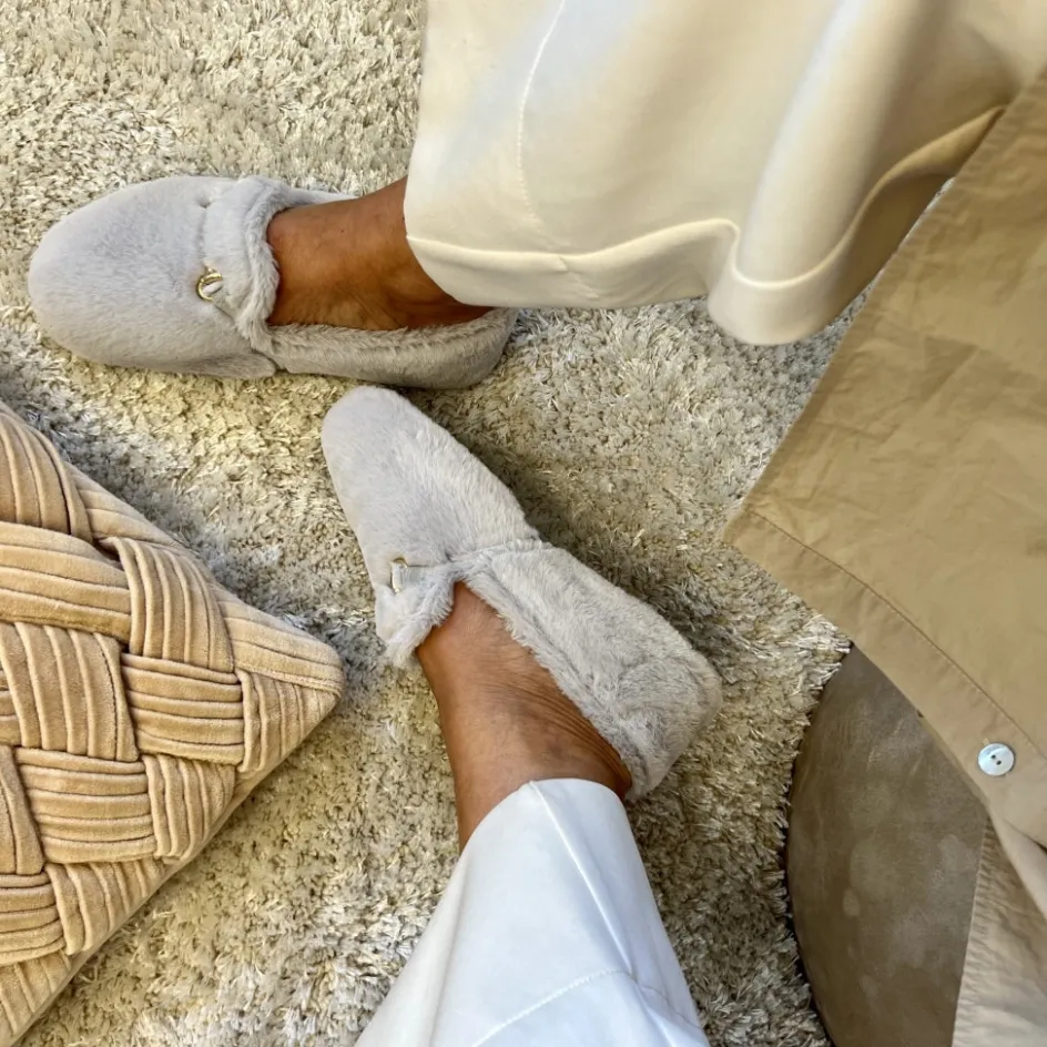 Copenhagen Shoes Hjemmesko*NEW MELANIA - GREY Newmelania homeslipper grey