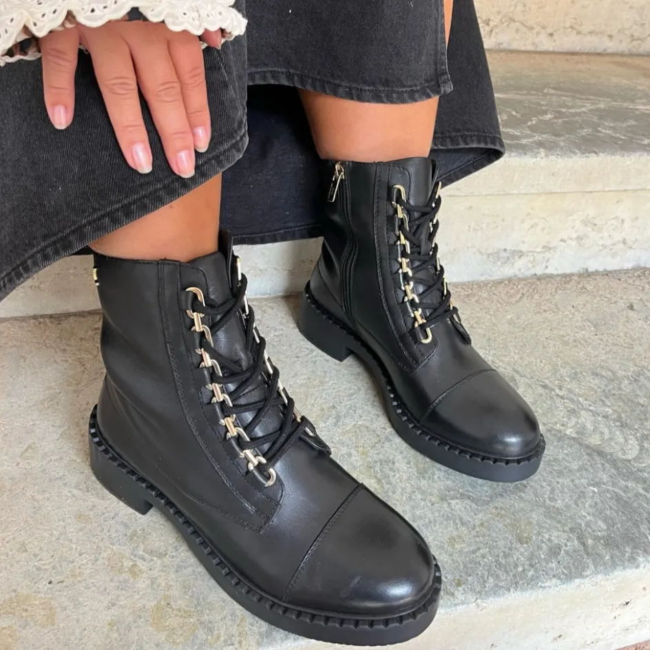 Copenhagen Shoes Ankelstøvler*NEW ROCK AND MORE - BLACK Newrock and more stoevler black