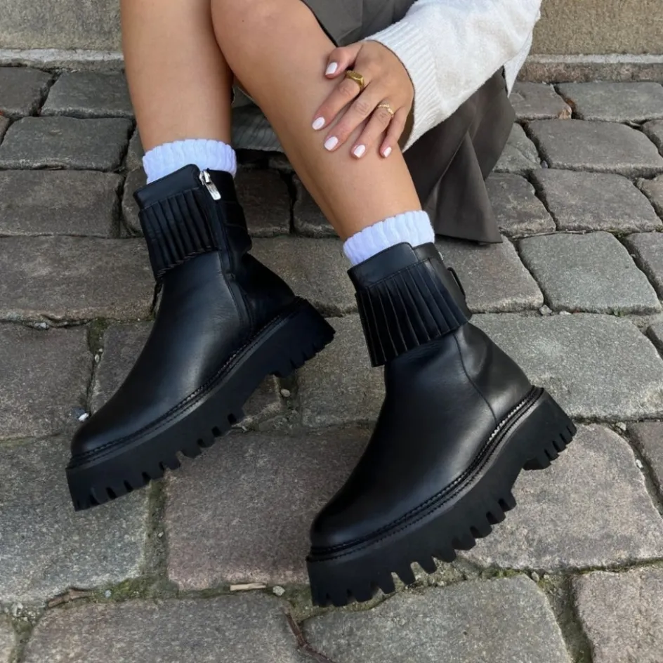 Copenhagen Shoes Ankelstøvler*NICELY - BLACK Nicelystoevler black