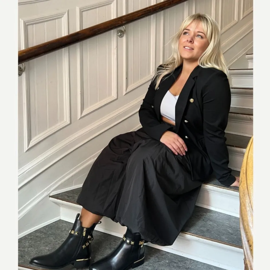 Copenhagen Shoes Ankelstøvler*OLLIE - BLACK Ollieboot black