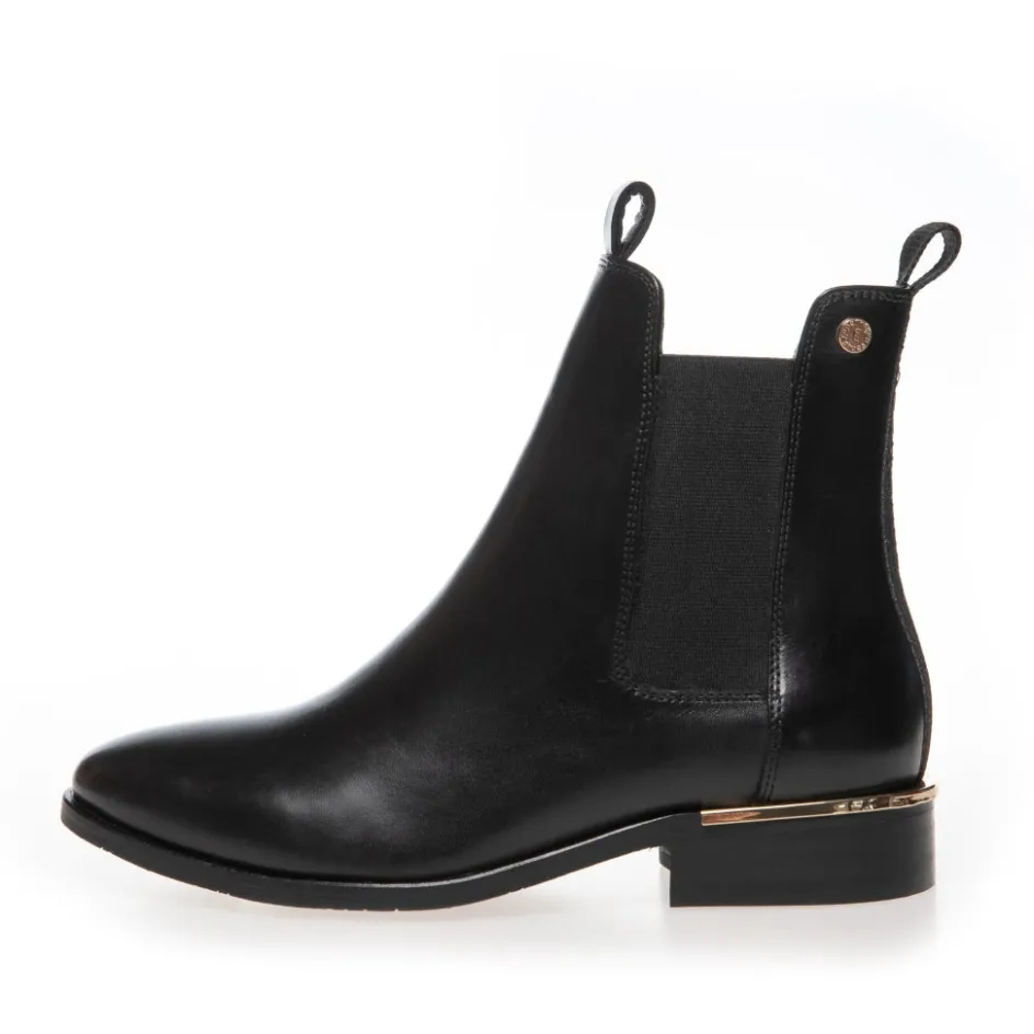 ollie_chelsea__black_without_gold_6.webp Copenhagen Shoes Ankelstøvler*OLLIE CHELSEA - Black (without Gold) Olliechelsea boot black without gold