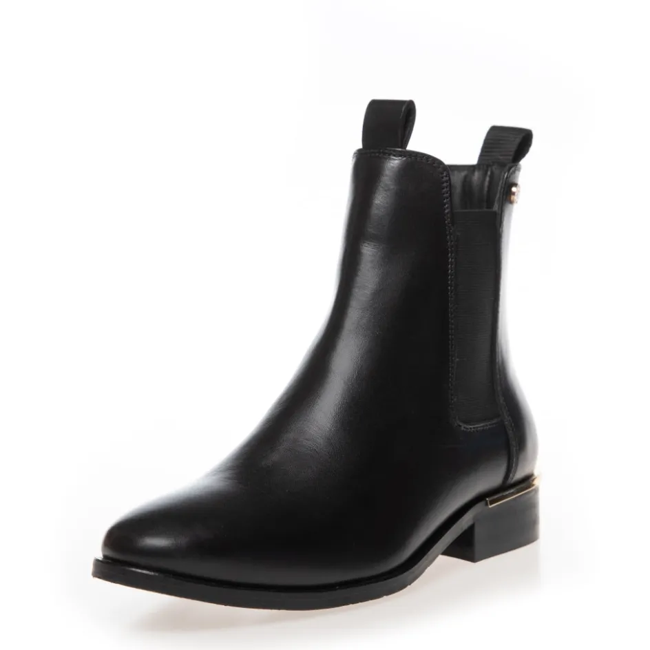ollie_chelsea__black_without_gold_8.webp Copenhagen Shoes Ankelstøvler*OLLIE CHELSEA - Black (without Gold) Olliechelsea boot black without gold