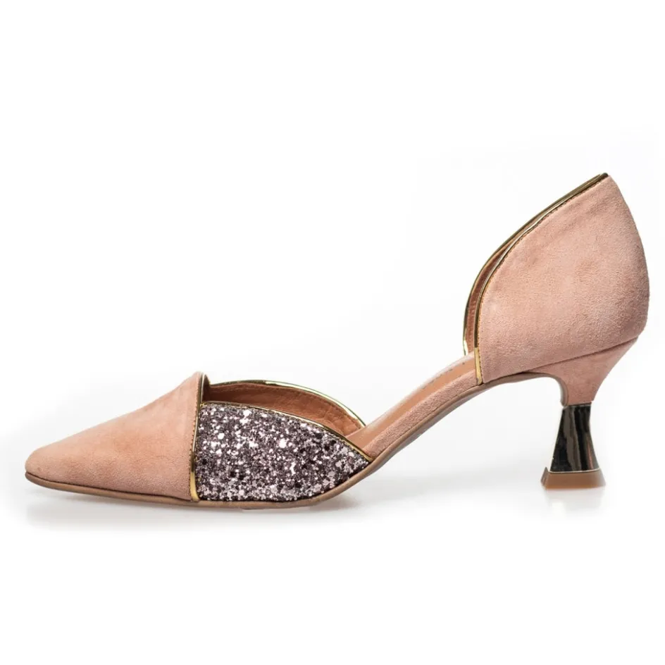 Copenhagen Shoes Stiletter*PARIS - GLITTER - Nude Multi Parisglitter heels nude multi