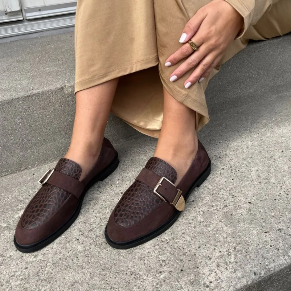 Copenhagen Shoes Loafers*PEACE - DARK BROWN (COFFEE BEAN) Dark brown coffee bean