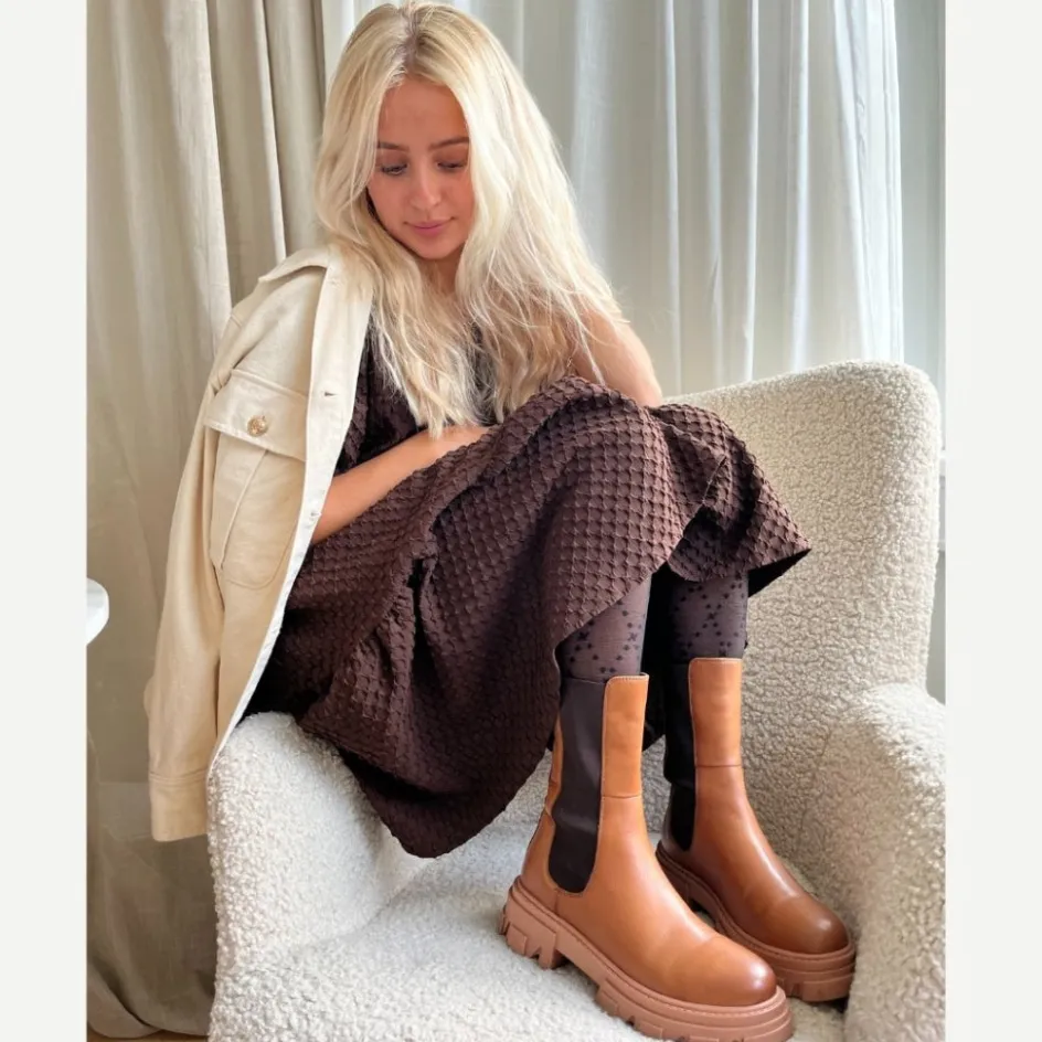 penny_girl__light_brown_10.webp Copenhagen Shoes Chelsea Boots | Ankelstøvler*PENNY GIRL - Light Brown Pennygirl boot light brown