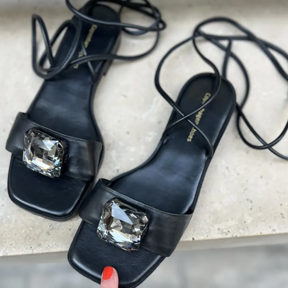 Copenhagen Shoes Flade Sandaler*POWER TO THE PEOPLE - Black