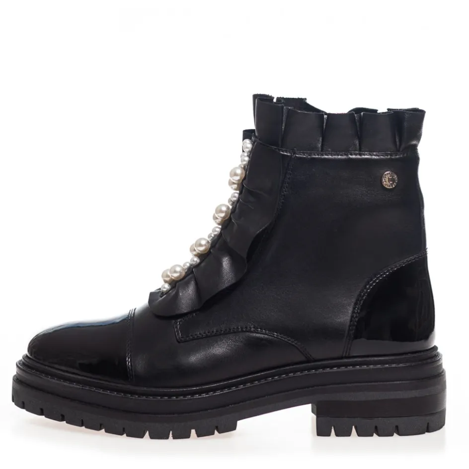 Copenhagen Shoes Ankelstøvler*PRETTY PEARLS - BLACK Prettypearls boot black