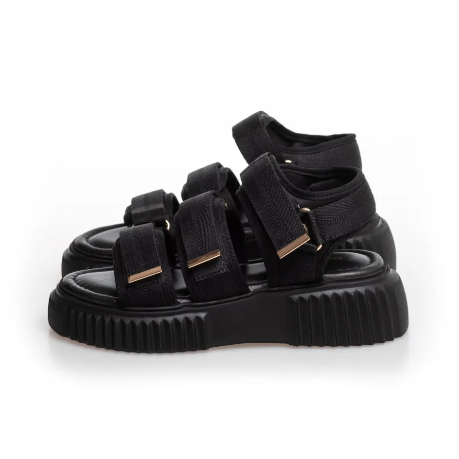 rock_me_black__black_2.webp Copenhagen Shoes Flade Sandaler*ROCK ME BLACK - BLACK Rockme black sandal black