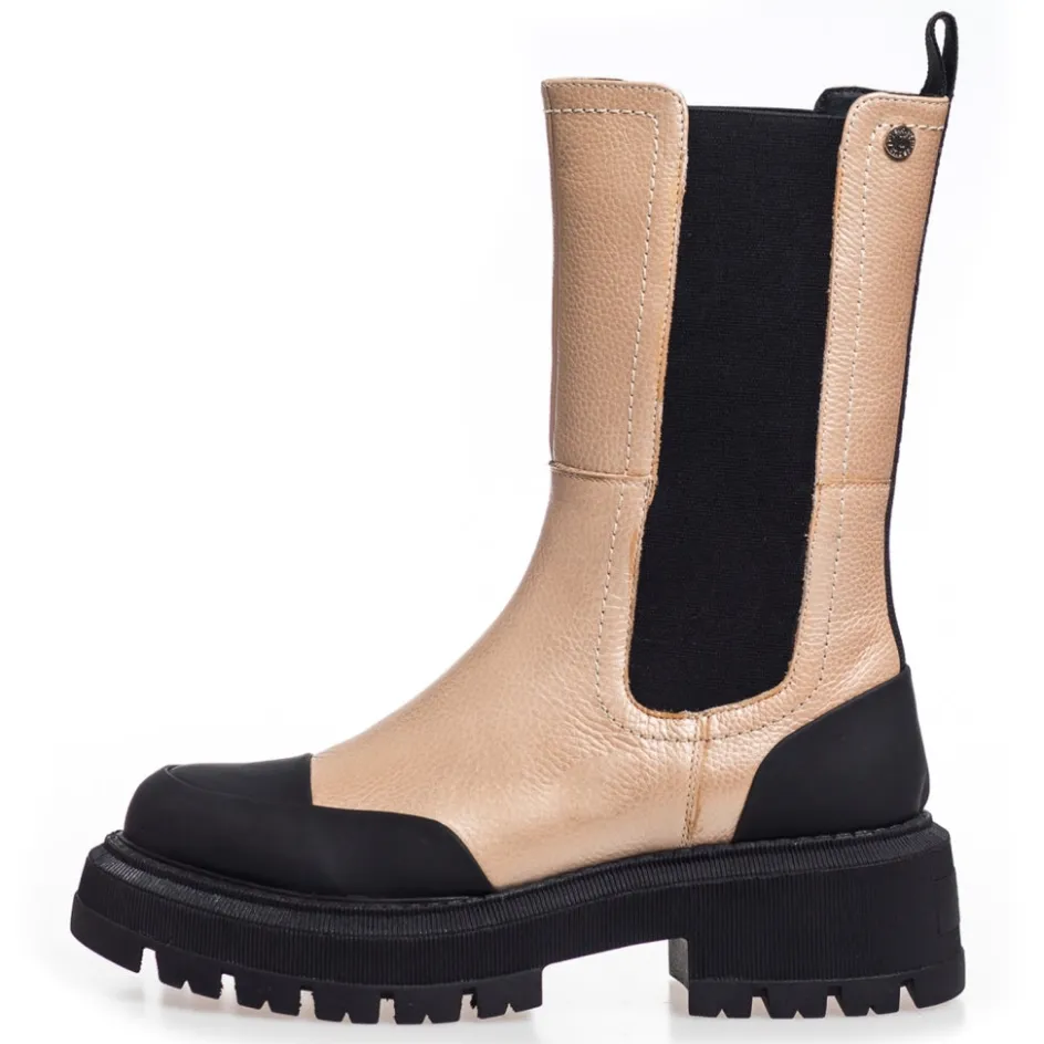 Copenhagen Shoes Ankelstøvler | Chelsea Boots*SALLY GIRL 23 - GOLD Sallygirl 23 boot gold