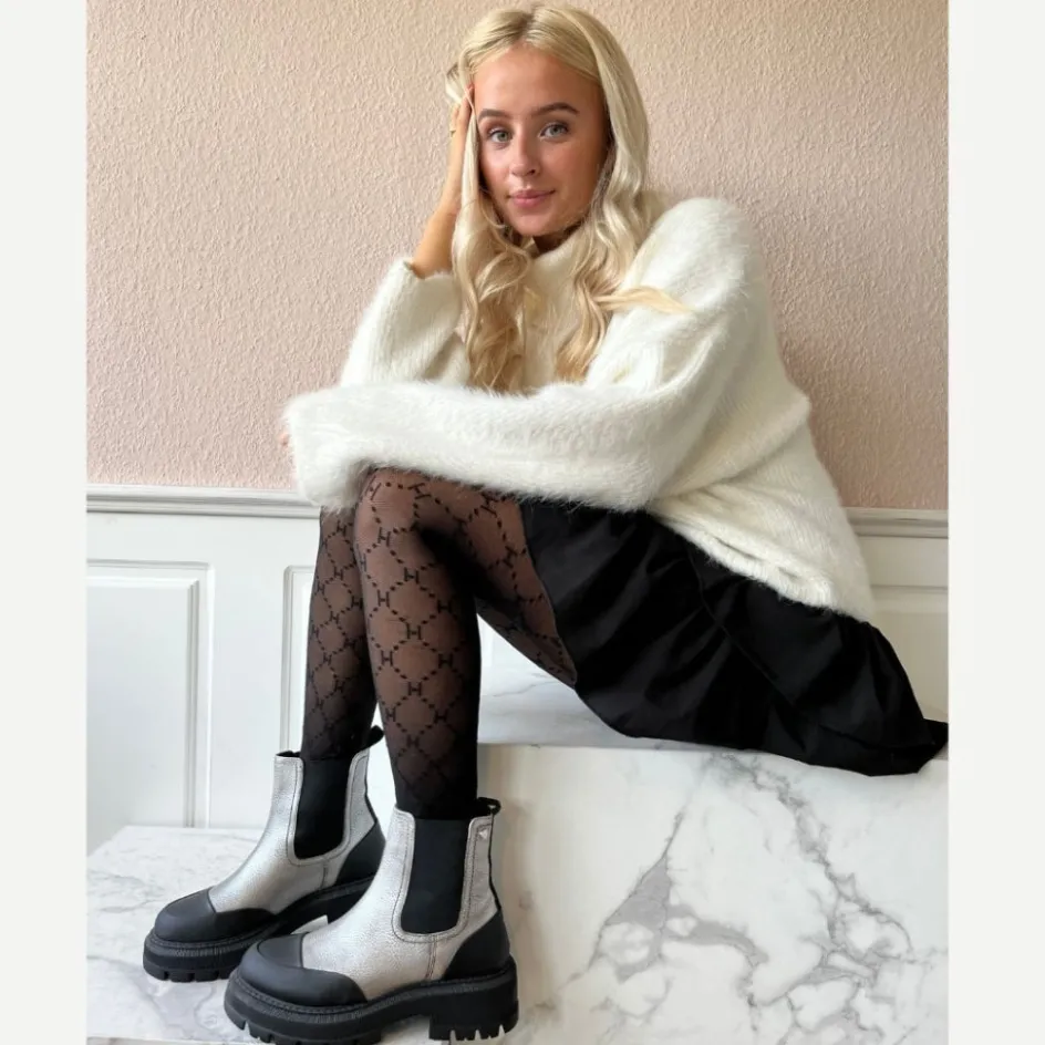 Copenhagen Shoes Chelsea Boots | Ankelstøvler*SALLY GIRL 23 LOW - SILVER Sallygirl 23 low boot silver