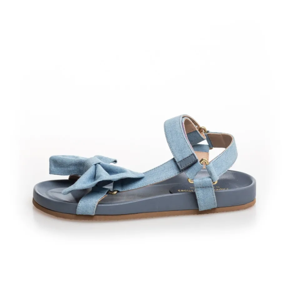 Copenhagen Shoes Flade Sandaler*SKY AND DIAMONDS JEANS - Jeans Blue Skyand diamonds jeans sandal jeans blue