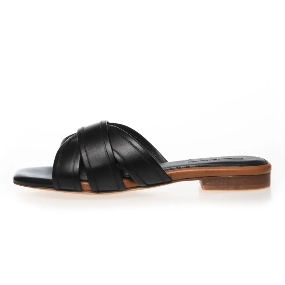 smile_and_dance__black_5.webp Copenhagen Shoes Flade Sandaler*SMILE AND DANCE - Black
