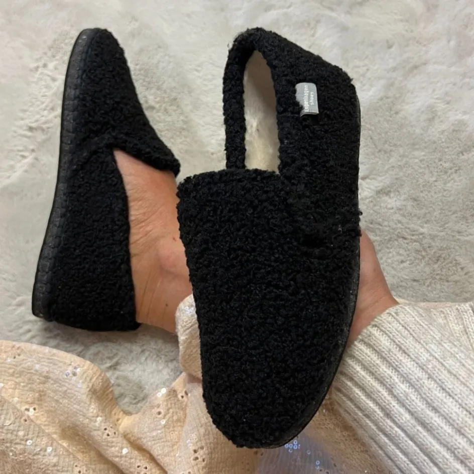 Copenhagen Shoes Hjemmesko*SNOW - BLACK Snowhomeslipper black
