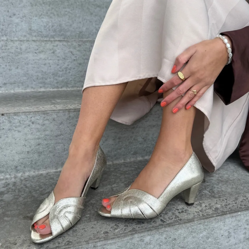 soul_girl_gold__gold_7.webp Copenhagen Shoes Stiletter | Sandaler Med Hæl*SOUL GIRL - Gold