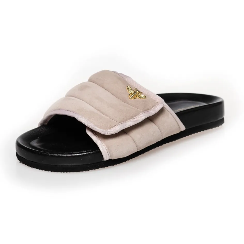 stories_suede__biscuit_2.webp Copenhagen Shoes Flade Sandaler*STORIES SUEDE - Biscuit