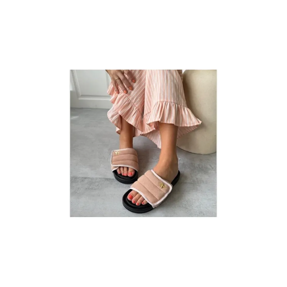 stories_suede__papaya_7.webp Copenhagen Shoes Flade Sandaler*STORIES SUEDE - Papaya