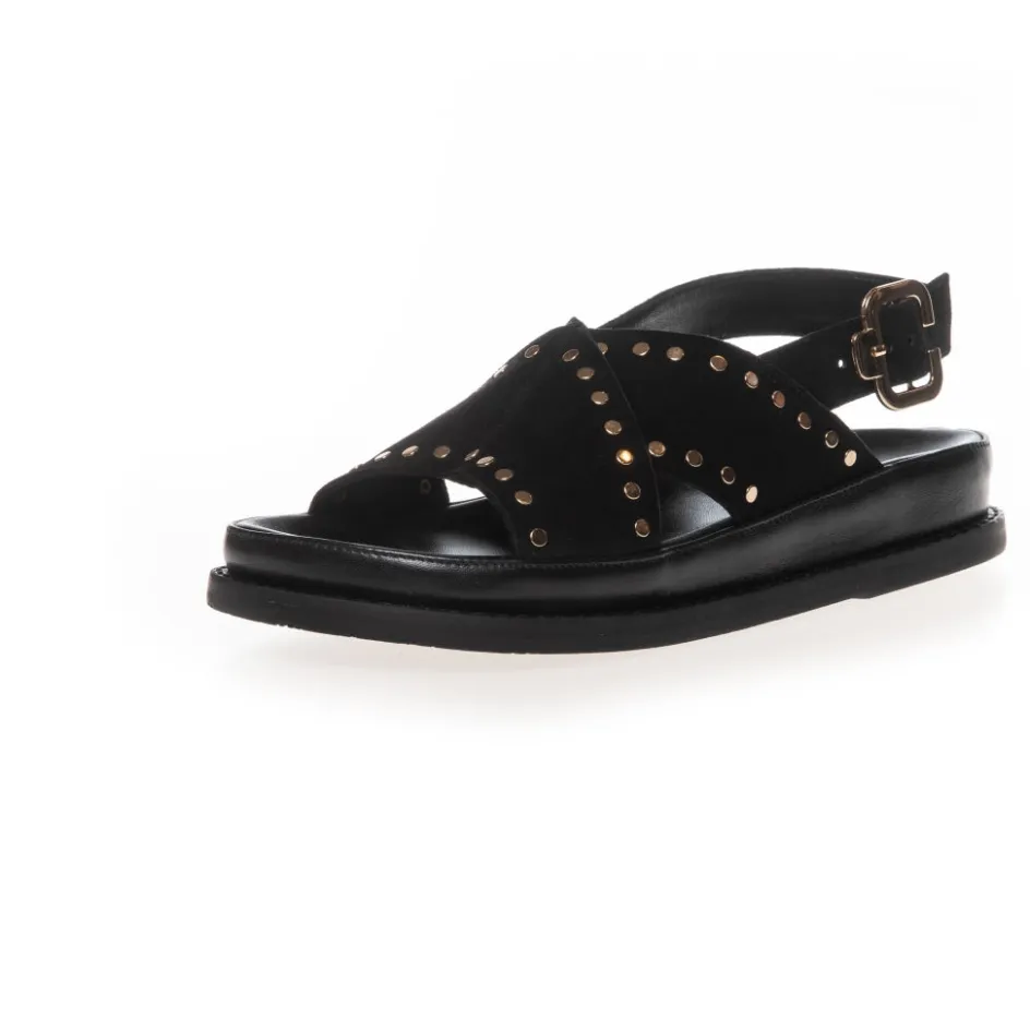 stronger_studs__black_3.webp Copenhagen Shoes Flade Sandaler*STRONGER STUDS - Black