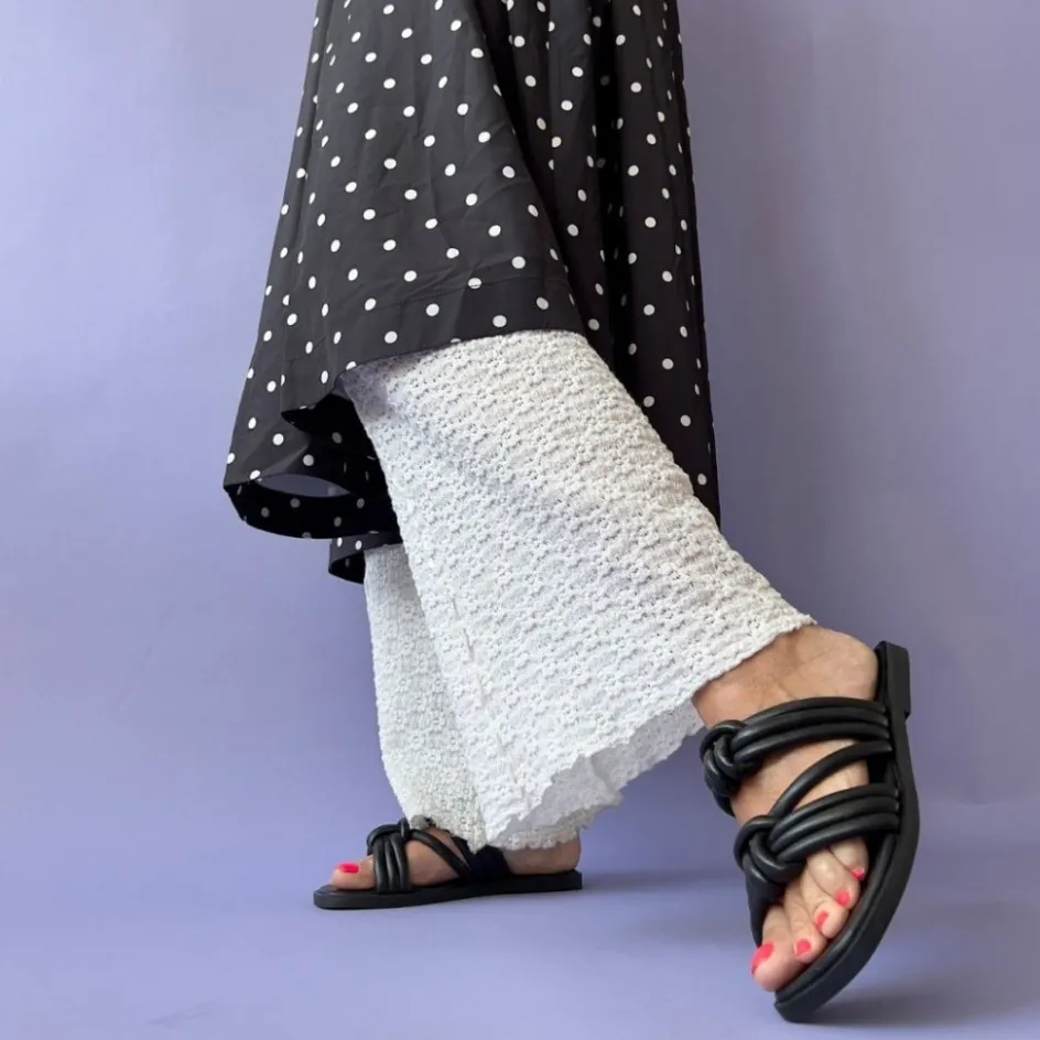 Copenhagen Shoes Flade Sandaler*SUMMER FIELDS - BLACK Summerfields sandal black