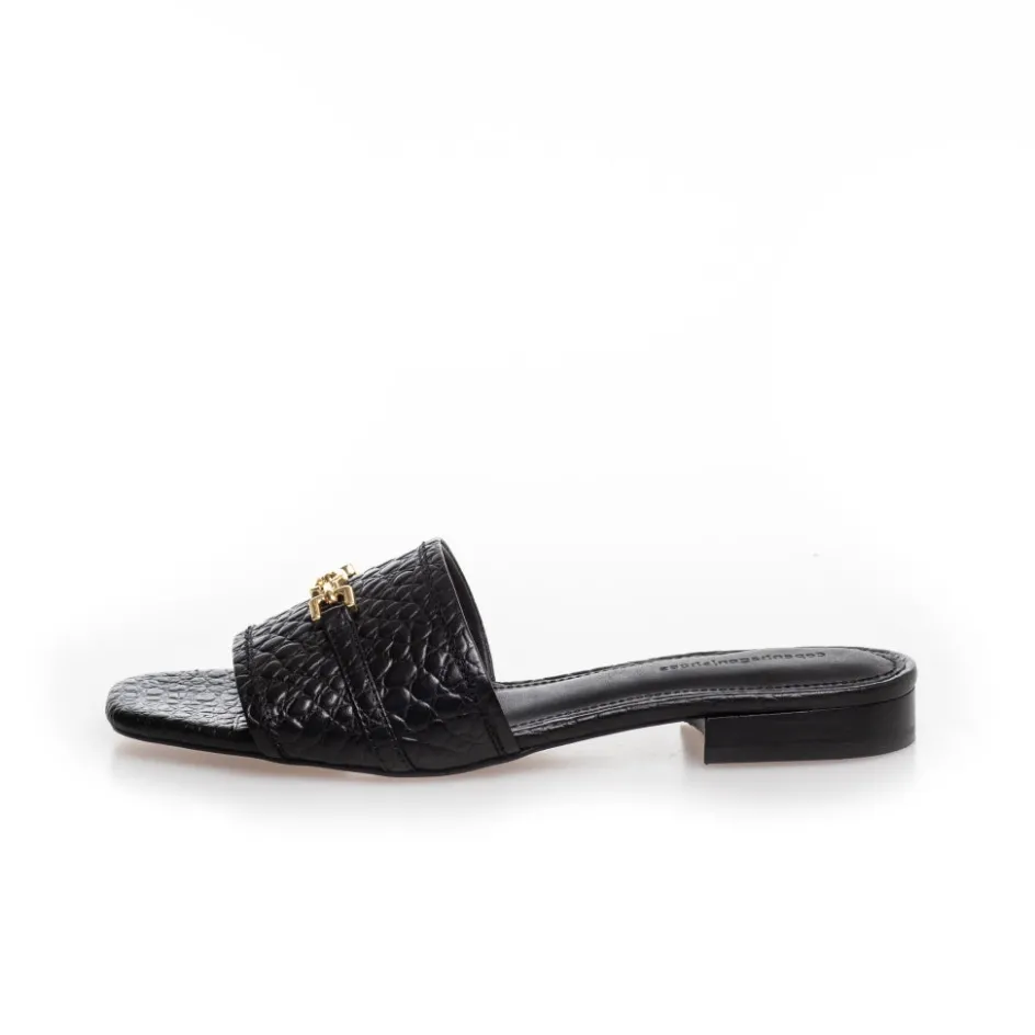Copenhagen Shoes Flade Sandaler*SUNSHINE GIRLS CRC. - Black