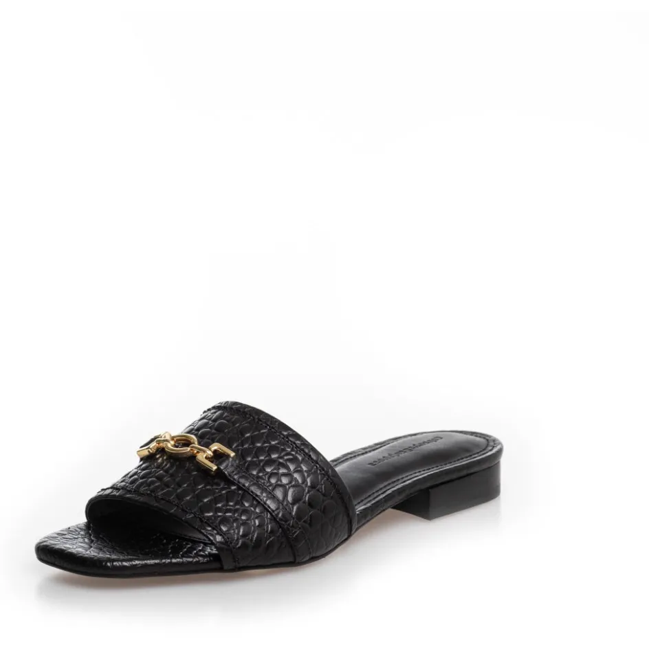 Copenhagen Shoes Flade Sandaler*SUNSHINE GIRLS CRC. - Black