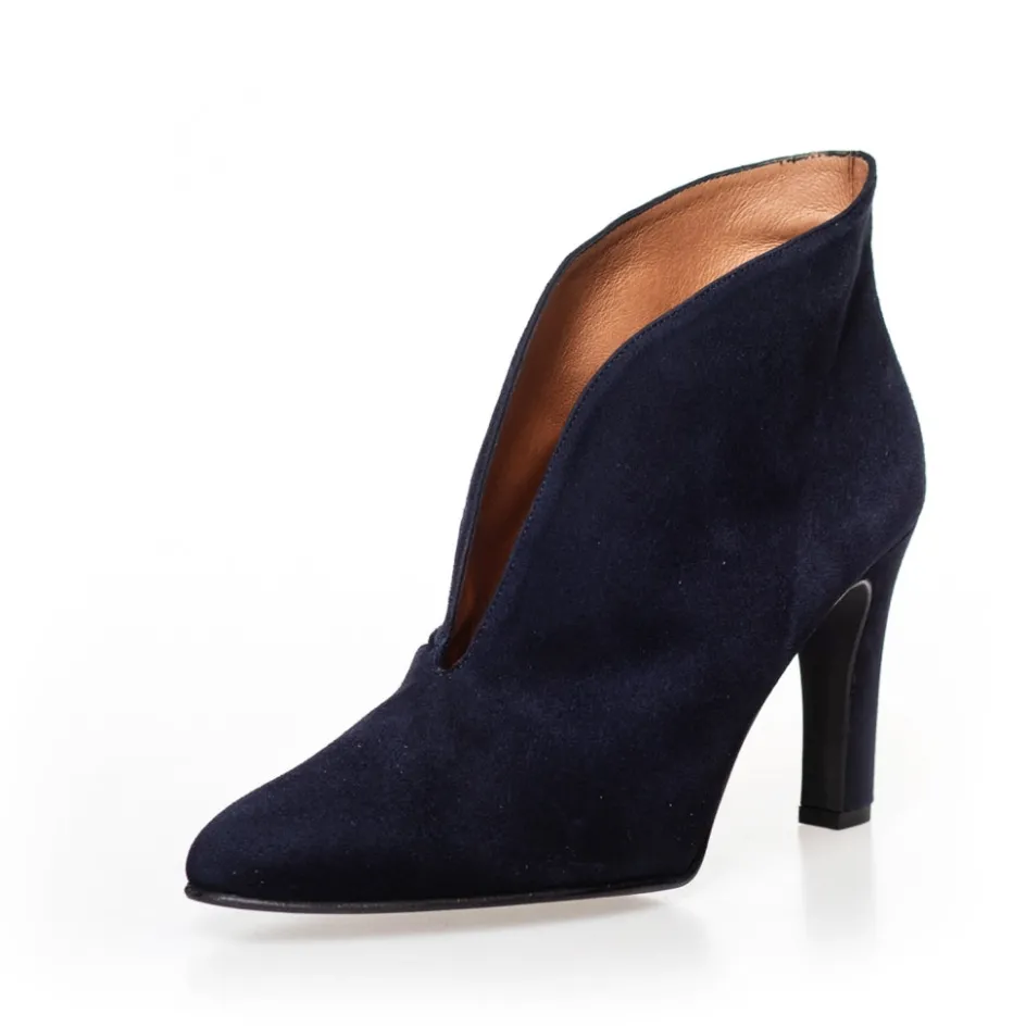 Copenhagen Shoes Støvler Med Hæl | Ankelstøvler*SUS - DARK BLUE (OCEAN) Susheels dark blue ocean