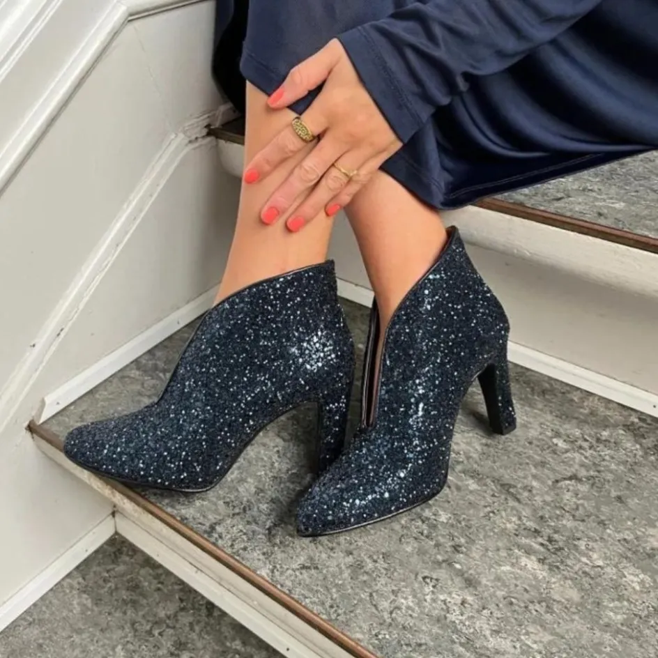 sus_glitter__blue_glitter_4.webp Copenhagen Shoes Stiletter | Støvler Med Hæl*SUS GLITTER - BLUE GLITTER Susglitter heels blue glitter
