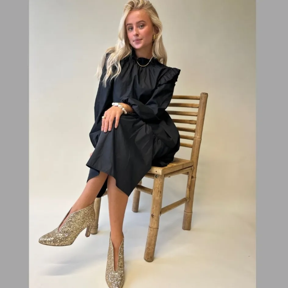 sus_glitter__gold_glitter_6.webp Copenhagen Shoes Stiletter | Støvler Med Hæl*SUS GLITTER - GOLD GLITTER Susglitter heels gold glitter