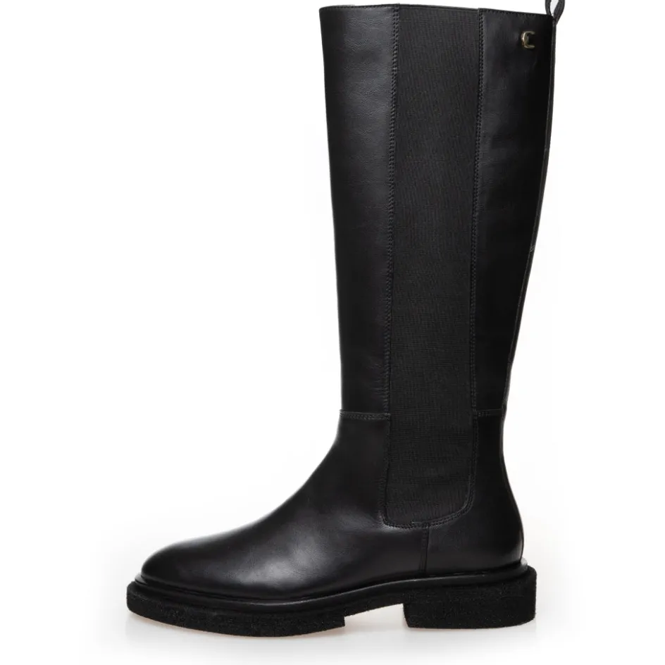 Copenhagen Shoes Lange Støvler*THE ART BOOT PLAIN - Black