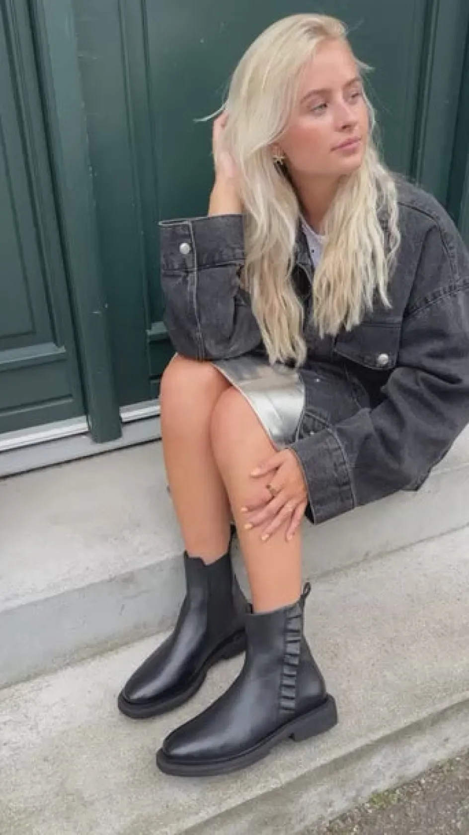 the_fashion_vibe__black_5.webp Copenhagen Shoes Ankelstøvler*THE FASHION VIBE - BLACK Thefashion vibe stoevler black