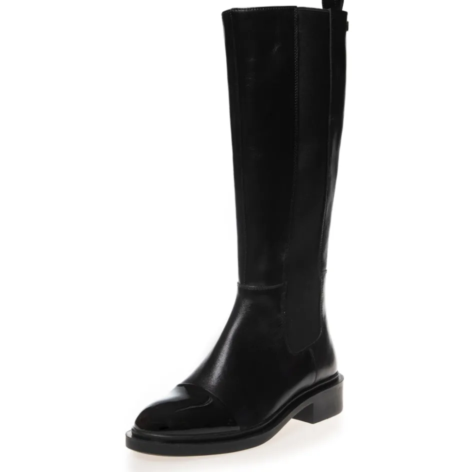 the_love_boot_patent__toe__black_2.webp Copenhagen Shoes Lange Støvler*THE LOVE BOOT PATENT / TOE - Black