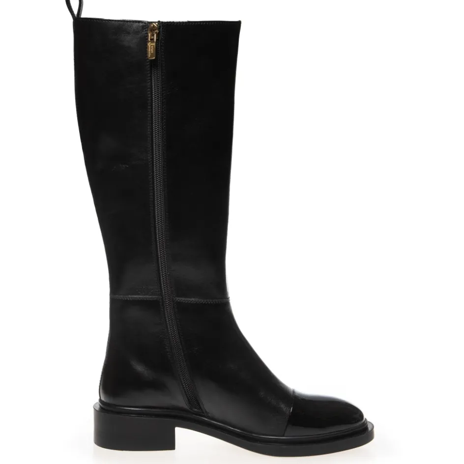 the_love_boot_patent__toe__black_8.webp Copenhagen Shoes Lange Støvler*THE LOVE BOOT PATENT / TOE - Black