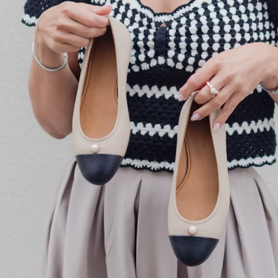 the_pearl_ballerina__black__nude_10.webp Copenhagen Shoes Ballerinasko*THE PEARL BALLERINA - BLACK / NUDE Black nude