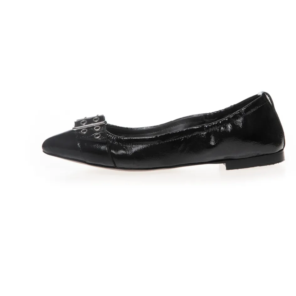Copenhagen Shoes Ballerinasko*THE REASON WHY / BLK. PATENT - Black patent