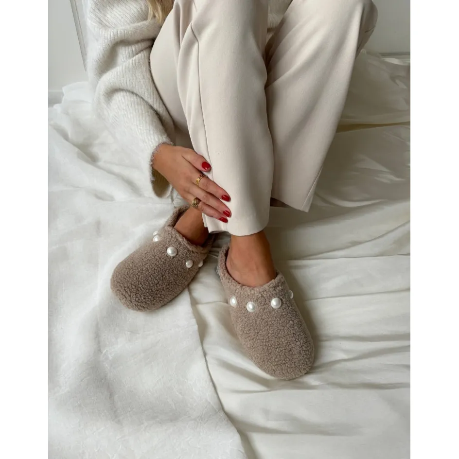 Copenhagen Shoes Hjemmesko*THESE MOMENTS - BEIGE Thesemoments homeslipper beige