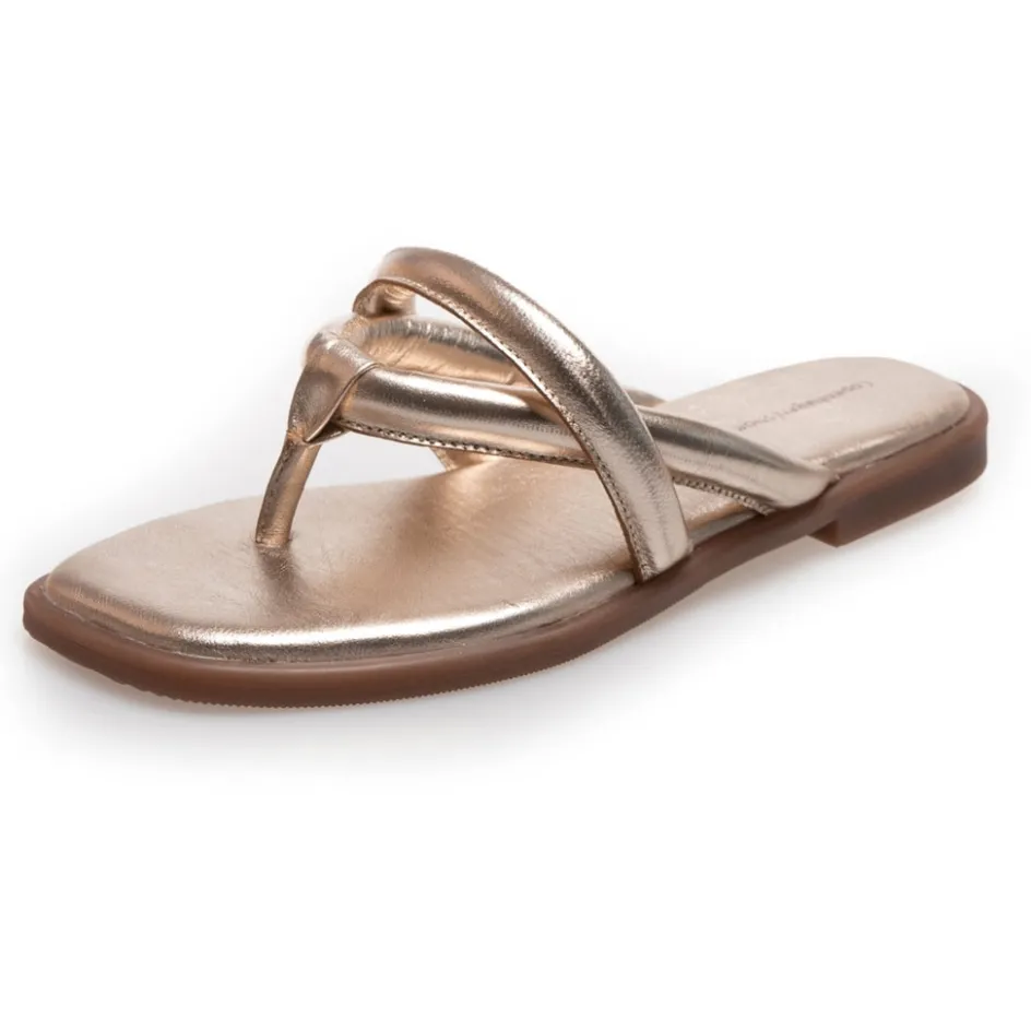 vincent_gold__gold_2.webp Copenhagen Shoes Flade Sandaler*VINCENT - Gold