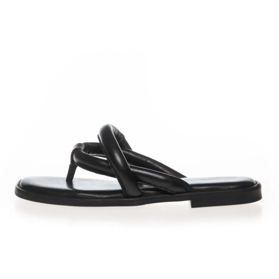 Copenhagen Shoes Flade Sandaler*VINCENT LEATHER - Black
