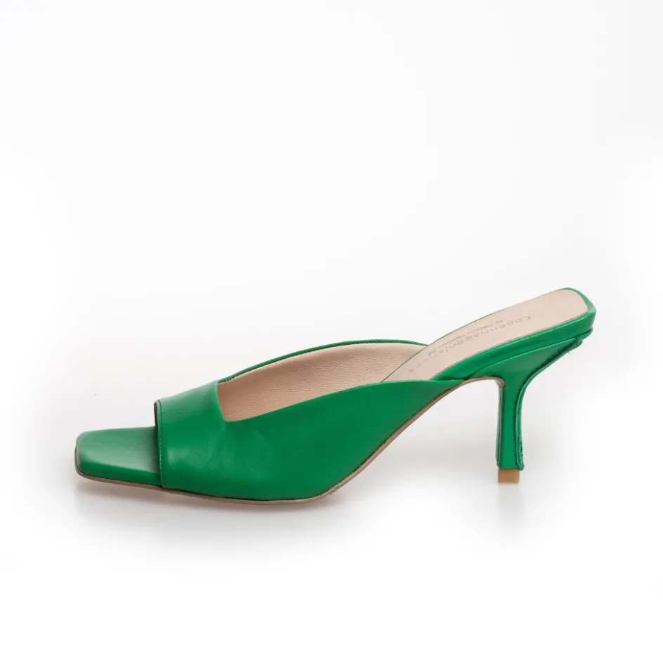 Copenhagen Shoes Sandaler Med Hæl | Stiletter*VIVE LA VIDA / By Josefine Valentin - GREEN Vivela vida copenhagen shoes by josefine valentin heels green