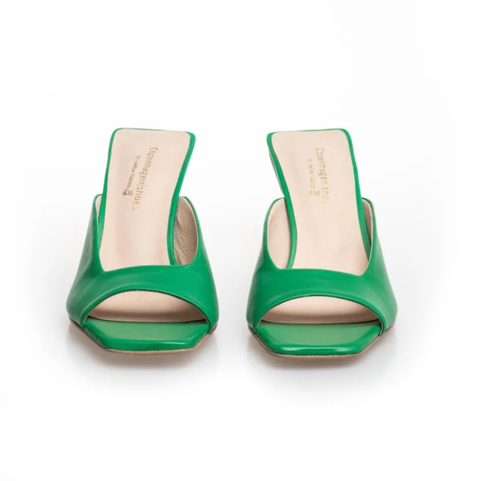 Copenhagen Shoes Sandaler Med Hæl | Stiletter*VIVE LA VIDA / By Josefine Valentin - GREEN Vivela vida copenhagen shoes by josefine valentin heels green
