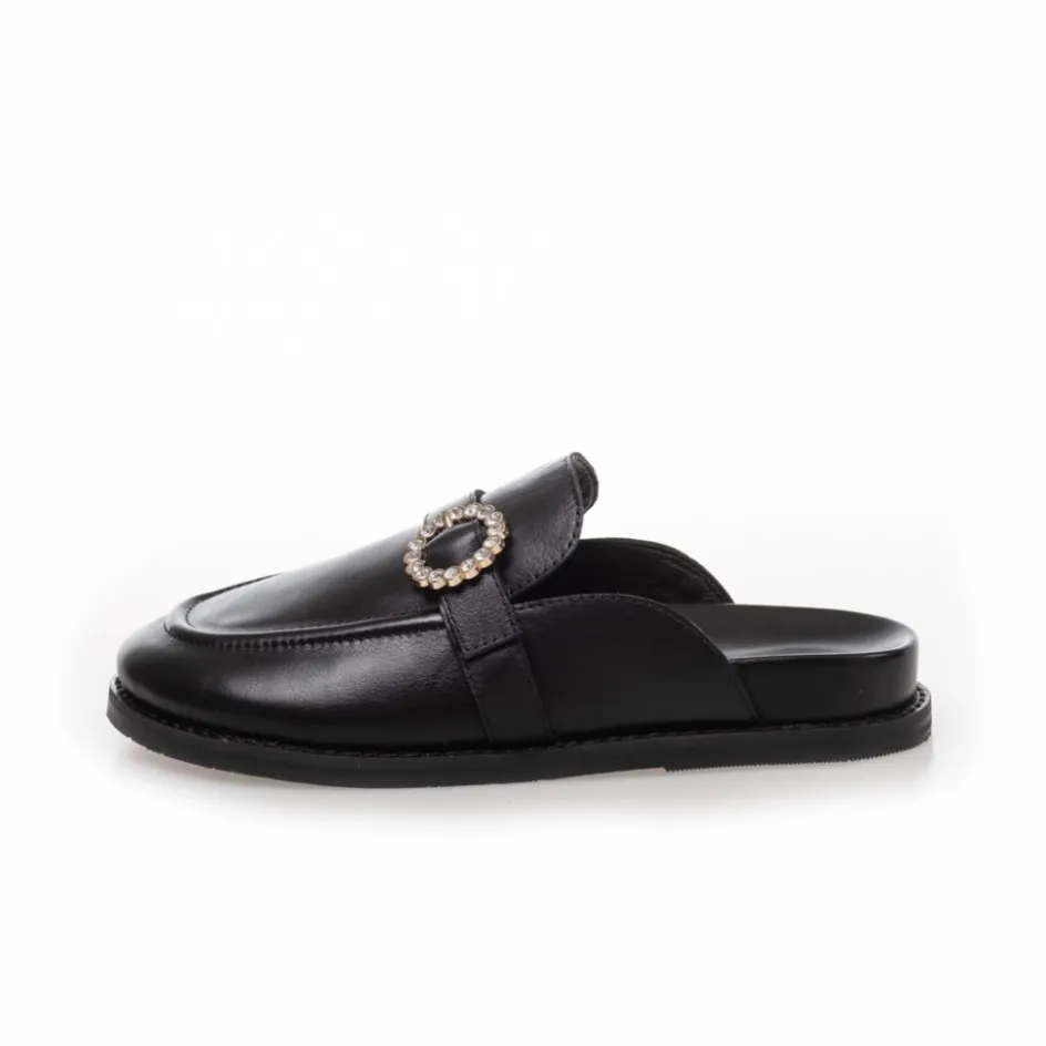 Copenhagen Shoes Mules · Slip Ins*WALK AND SHINE - BLACK Walkand shine loafer black