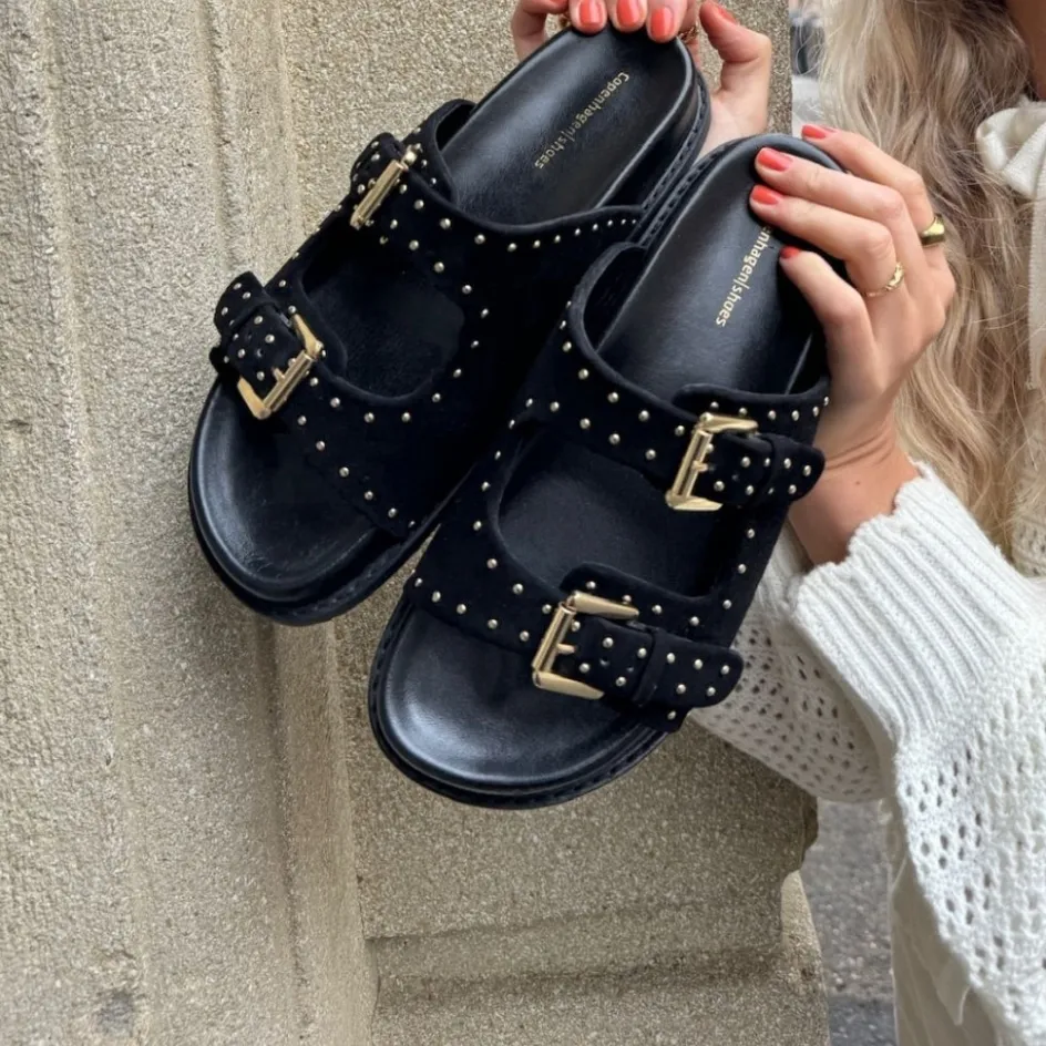 walk_around__black_3.webp Copenhagen Shoes Flade Sandaler*WALK AROUND - Black