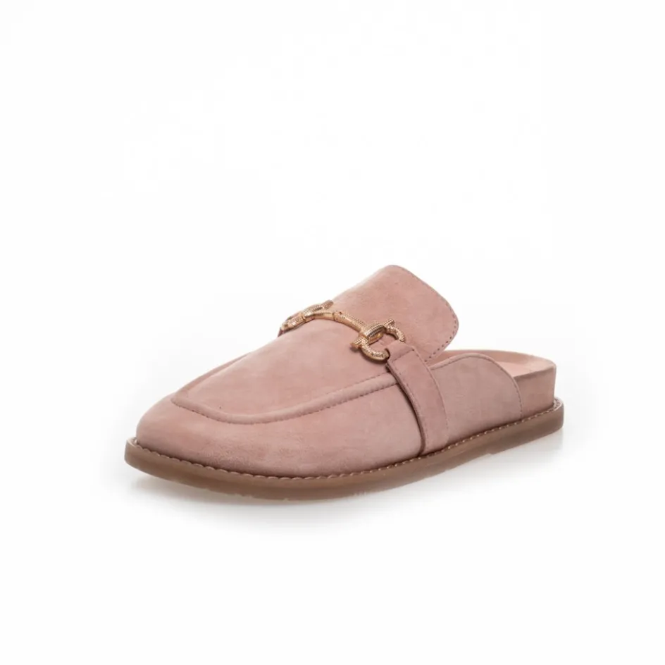 Copenhagen Shoes Mules · Slip Ins*WHO I AM - SUEDE - PAPAYA Whoi am suede pre delivery 25 5 loafer papaya